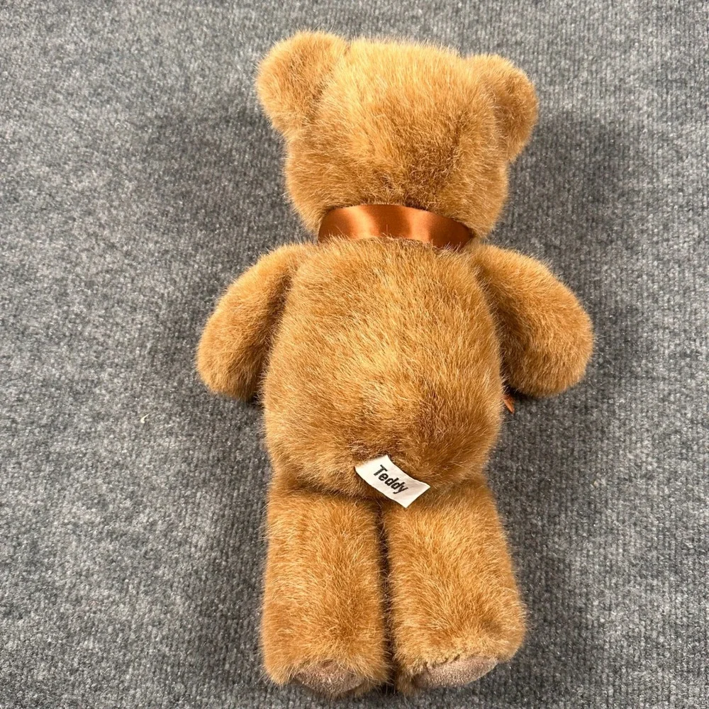 Russ Berrie Teddy Bear Vintage Plush Stuffed Animal Brown 14